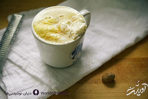 نوشیدنی پاییزی گرم - لاته حلوایی ادویه دار - دنیای نوشیدنی ها